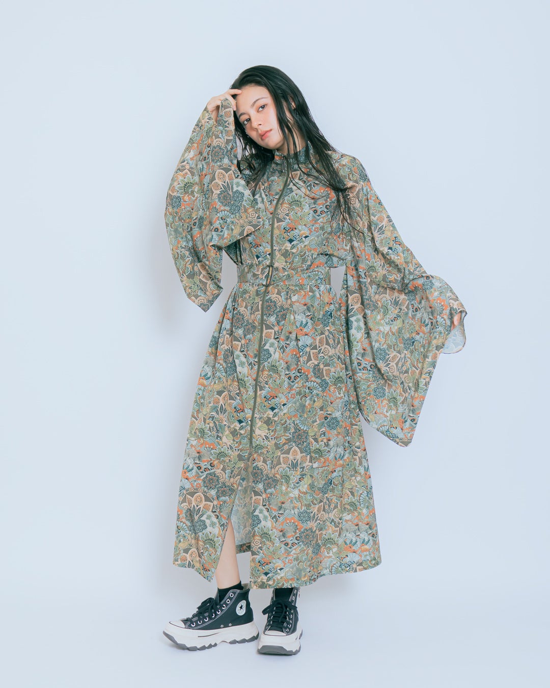 【値段交渉可】アンドエルシー　面シャツ 楽天市場】刺繍シャツ シャツ レディース トップス 長袖 送料無料